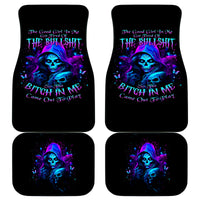 Witch Skull Car Mats The Good Girl In Me Got Tired Of The Bullshit - Wonder Print Shop