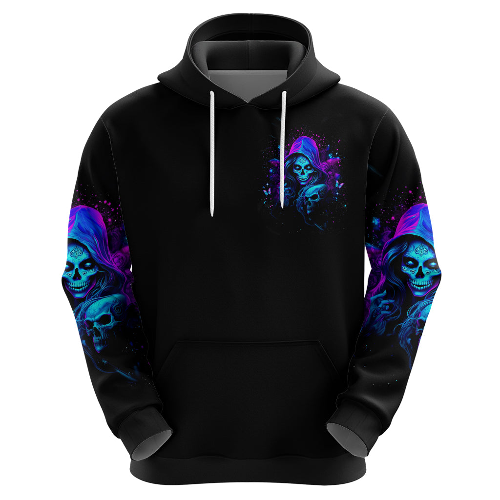 Witch Skull Hoodie The Good Girl In Me Got Tired Of The Bullshit - Wonder Print Shop