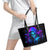 Witch Skull Leather Tote Bag The Good Girl In Me Got Tired Of The Bullshit - Wonder Print Shop