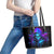 Witch Skull Leather Tote Bag The Good Girl In Me Got Tired Of The Bullshit - Wonder Print Shop