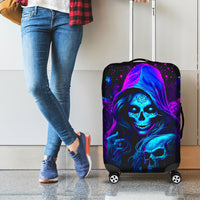 Witch Skull Luggage Cover The Good Girl In Me Got Tired Of The Bullshit - Wonder Print Shop