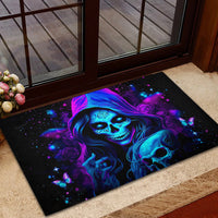 Witch Skull Rubber Doormat The Good Girl In Me Got Tired Of The Bullshit - Wonder Print Shop