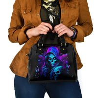 Witch Skull Shoulder Handbag The Good Girl In Me Got Tired Of The Bullshit