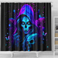 Witch Skull Shower Curtain The Good Girl In Me Got Tired Of The Bullshit