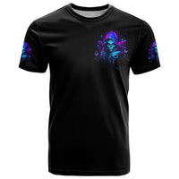 Witch Skull T Shirt The Good Girl In Me Got Tired Of The Bullshit - Wonder Print Shop