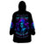 Witch Skull Wearable Blanket Hoodie The Good Girl In Me Got Tired Of The Bullshit - Wonder Print Shop