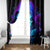 Witch Skull Window Curtain The Good Girl In Me Got Tired Of The Bullshit - Wonder Print Shop