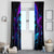 Witch Skull Window Curtain The Good Girl In Me Got Tired Of The Bullshit - Wonder Print Shop