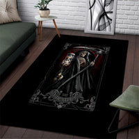 Skull Area Rug Death Reaper Arcana - Wonder Print Shop
