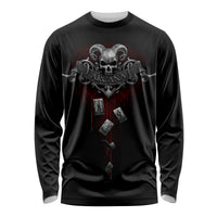 Skull Long Sleeve Shirt Death Reaper Arcana - Wonder Print Shop