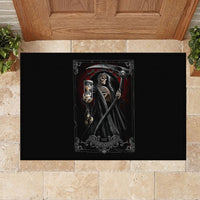 Skull Rubber Doormat Death Reaper Arcana - Wonder Print Shop