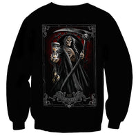 Skull Sweatshirt Death Reaper Arcana - Wonder Print Shop