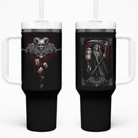 Skull Tumbler With Handle Death Reaper Arcana - Wonder Print Shop