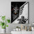 Skull Canvas Wall Art Riding Motocycle - Wonder Print Shop