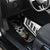 Skull Car Mats Riding Motocycle - Wonder Print Shop