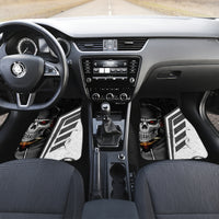Skull Car Mats Riding Motocycle - Wonder Print Shop