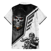 Skull Hawaiian Shirt Riding Motocycle - Wonder Print Shop