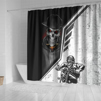 skull-shower-curtain-riding-motocycle