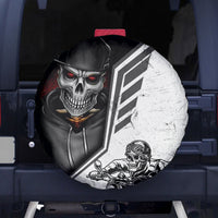 Skull Spare Tire Cover Riding Motocycle - Wonder Print Shop