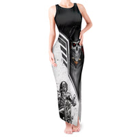 Skull Tank Maxi Dress Riding Motocycle - Wonder Print Shop