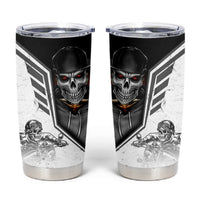 Skull Tumbler Cup Riding Motocycle - Wonder Print Shop