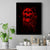 Skull Canvas Wall Art Bloody Skull Scream - Wonder Print Shop