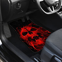 Skull Car Mats Bloody Skull Scream - Wonder Print Shop