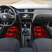 Skull Car Mats Bloody Skull Scream - Wonder Print Shop
