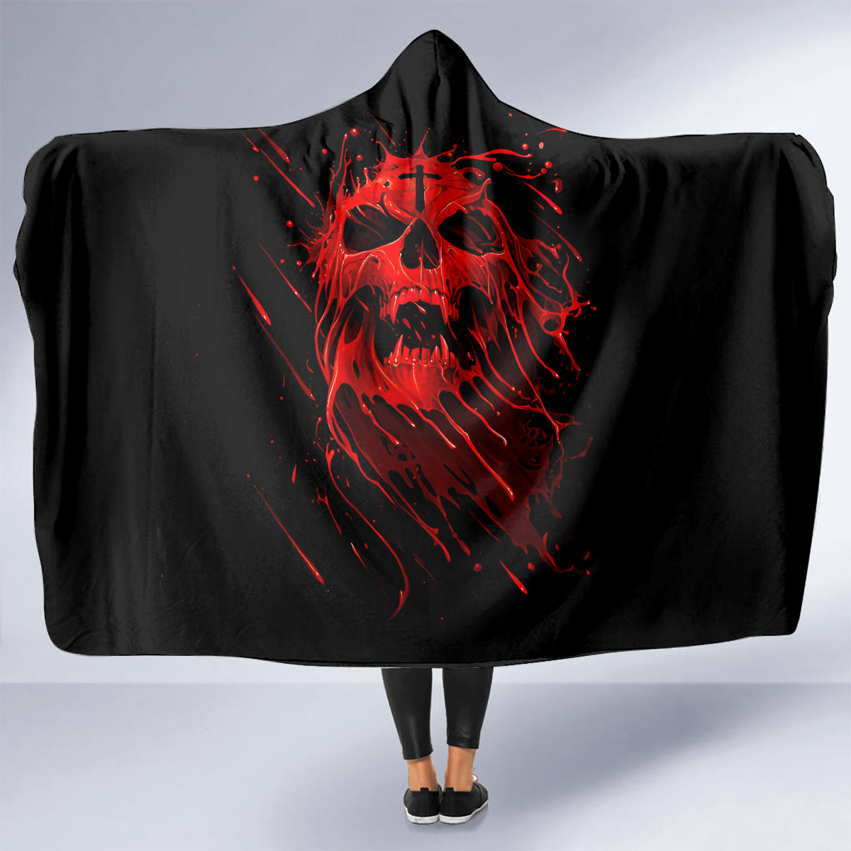 skull-hooded-blanket-bloody-skull-scream