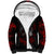 Skull Sherpa Hoodie Bloody Skull Scream - Wonder Print Shop