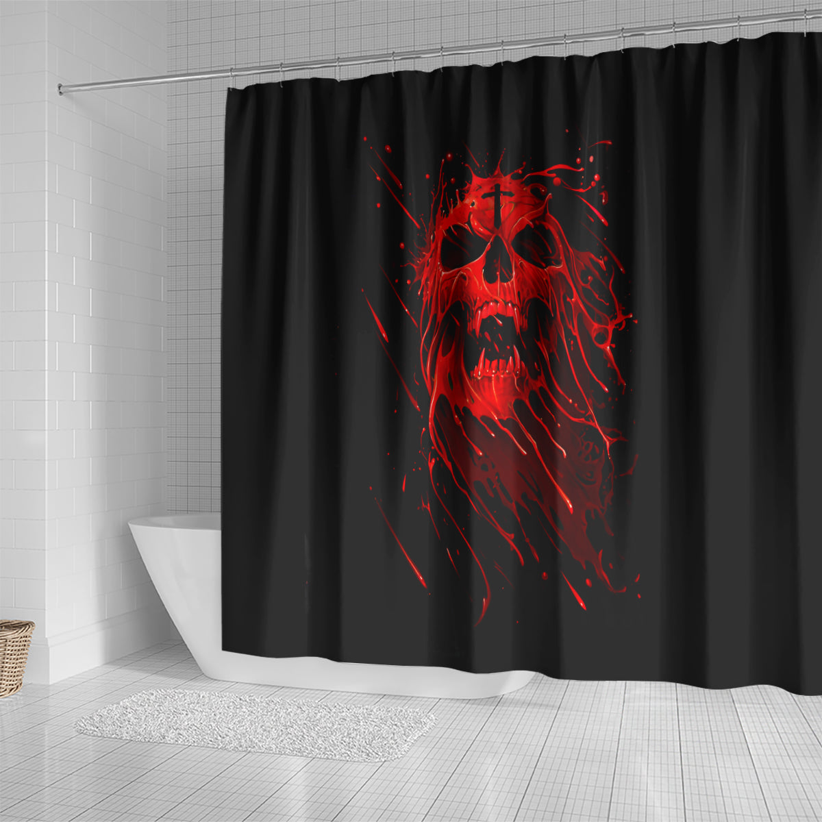 skull-shower-curtain-bloody-skull-scream