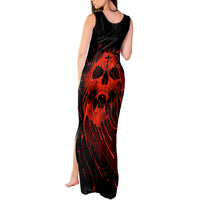 Skull Tank Maxi Dress Bloody Skull Scream - Wonder Print Shop