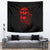 Skull Tapestry Bloody Skull Scream - Wonder Print Shop