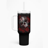 Skull Tumbler With Handle Bloody Skull Scream - Wonder Print Shop