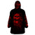 Skull Wearable Blanket Hoodie Bloody Skull Scream DT01