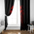 Skull Window Curtain Bloody Skull Scream - Wonder Print Shop