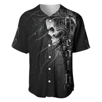 Skull Baseball Jersey Skull Death Forever - Wonder Print Shop