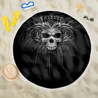 Skull Beach Blanket Skull Death Forever - Wonder Print Shop