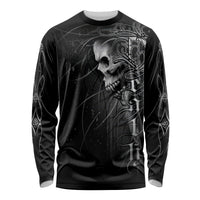 Skull Long Sleeve Shirt Skull Death Forever - Wonder Print Shop