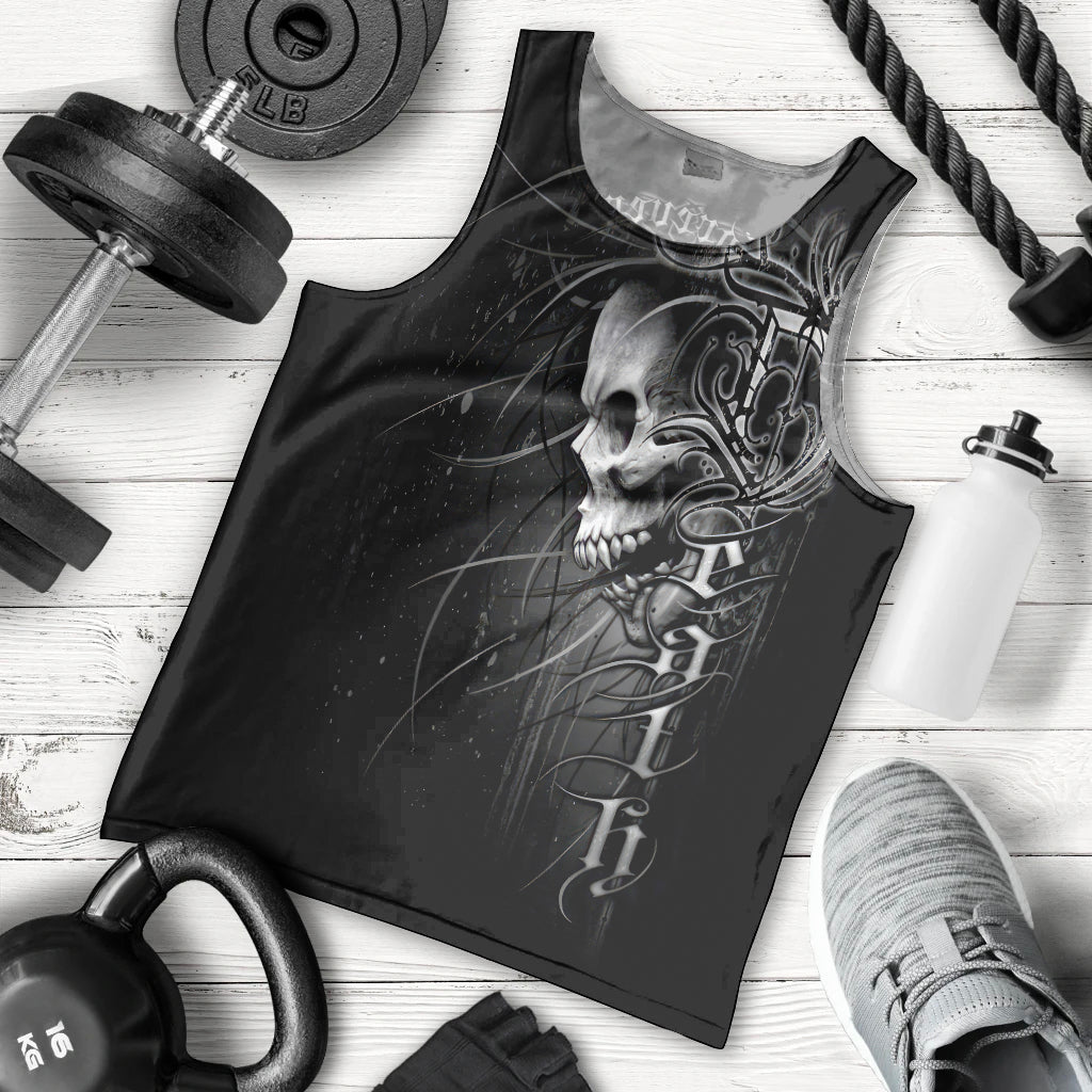 Skull Men Tank Top Skull Death Forever DT01
