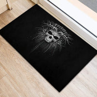 Skull Rubber Doormat Skull Death Forever - Wonder Print Shop