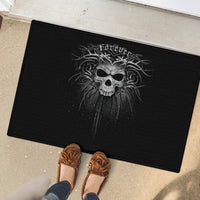 Skull Rubber Doormat Skull Death Forever - Wonder Print Shop