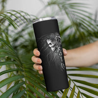 Skull Skinny Tumbler Skull Death Forever - Wonder Print Shop