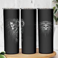 Skull Skinny Tumbler Skull Death Forever - Wonder Print Shop