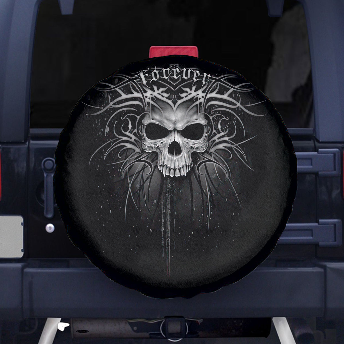 Skull Spare Tire Cover Skull Death Forever - Wonder Print Shop