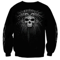 Skull Sweatshirt Skull Death Forever - Wonder Print Shop