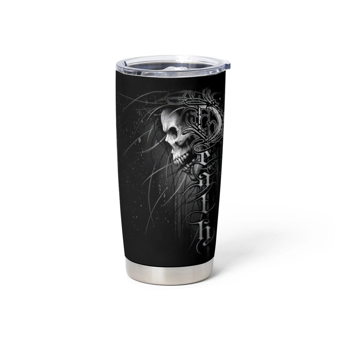 Skull Tumbler Cup Skull Death Forever - Wonder Print Shop