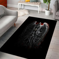 Skull Area Rug Death Angel Hold Skull - Wonder Print Shop