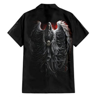 Skull Hawaiian Shirt Death Angel Hold Skull - Wonder Print Shop