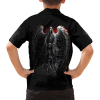 Skull Hawaiian Shirt Death Angel Hold Skull - Wonder Print Shop